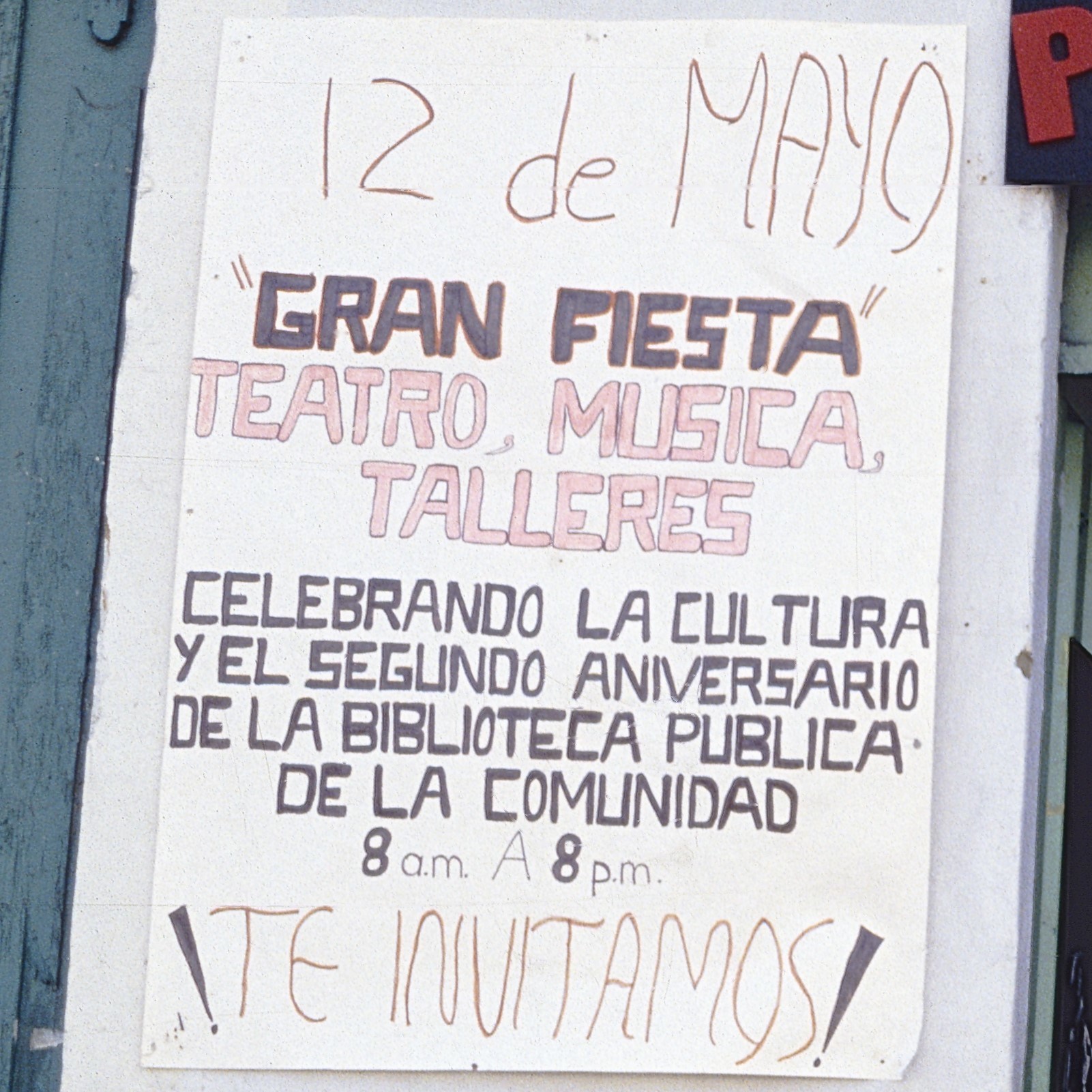 Afiche de Invitación Afiche de invitación a la 'Gran Fiesta'